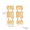 Wholesale Alloy Retro Geometric Earrings With Electroplating For Women