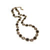 Wholesale Alloy Retro Geometric Oval Tassel Earrings Necklace Bracelet Electroplated