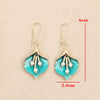 Wholesale Alloy Retro Style Flower Earrings With Electroplating For Women