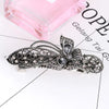 Wholesale Alloy Retro Women's Crystal Ponytail Hairpin With Electroplating Treatment
