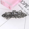 Wholesale Alloy Retro Women's Crystal Ponytail Hairpin With Electroplating Treatment