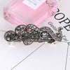 Wholesale Alloy Retro Women's Crystal Ponytail Hairpin With Electroplating Treatment