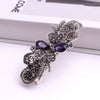 Wholesale Alloy Retro Women's Crystal Ponytail Hairpin With Electroplating Treatment