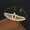 Wholesale Alloy Rhinestone Crystal Handmade Women's Crown Jewelry