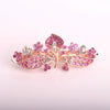 Wholesale Alloy Rhinestone Flower Hairpin For Ladies With Electroplating Treatment