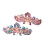 Wholesale Alloy Rhinestone Flower Hairpin For Ladies With Electroplating Treatment