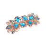 Wholesale Alloy Rhinestone Hairpin Vintage Metal Spring Clip Hair Accessory Set With Diamonds