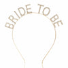 Wholesale Alloy Rhinestone Letter Bridal Headdress Hairband For Women Simple Style With Electroplating