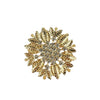 Wholesale Alloy Rhinestone Retro Flower Brooch Jewelry Pin For Women's Clothing