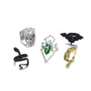 Wholesale Alloy Ring Retro Style With Skull Snakeshaped Bat Animal Zodiac Pattern Electroplated For Unisex