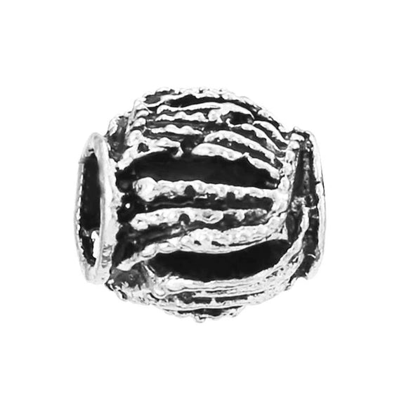 Wholesale Alloy Round Beads Cartoon Totem Electroplated Jewelry Accessories Bracelet Loose Beads