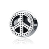 Wholesale Alloy Round Beads Cartoon Totem Electroplated Jewelry Accessories Bracelet Loose Beads