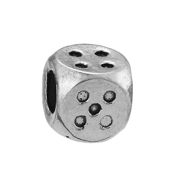 Wholesale Alloy Round Beads Cartoon Totem Electroplated Jewelry Accessories Bracelet Loose Beads