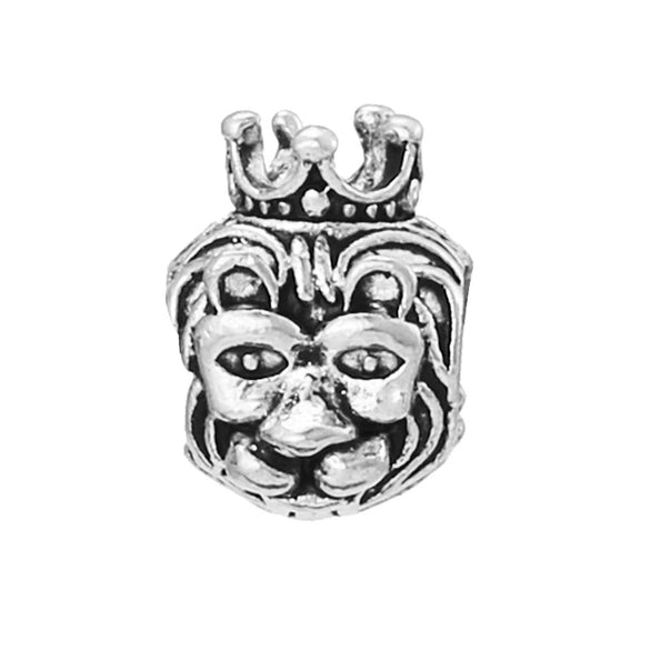 Wholesale Alloy Round Beads Cartoon Totem Electroplated Jewelry Accessories Bracelet Loose Beads