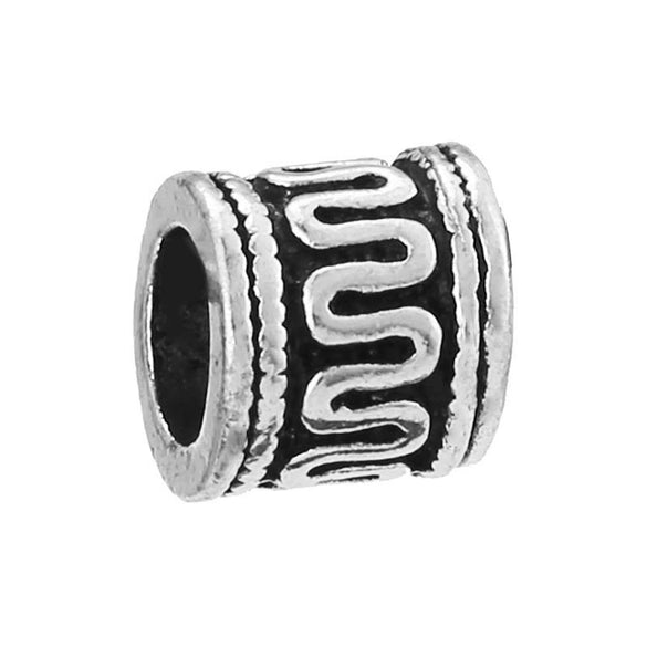 Wholesale Alloy Round Beads Cartoon Totem Electroplated Jewelry Accessories Bracelet Loose Beads