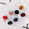 Wholesale Alloy Round Earrings With Spray Paint And Baking Paint Treatment Diy Jewelry Accessories
