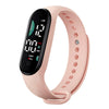 Wholesale Alloy Rubber Electronic Watch For Girls With Oval Dial And Spiral Crown Leisure Style