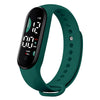 Wholesale Alloy Rubber Electronic Watch For Girls With Oval Dial And Spiral Crown Leisure Style