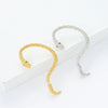 Wholesale Alloy Snakeshaped Animals Zodiac Punk Retro Exaggerated Niche Electroplated Women's Earrings
