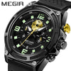 Wholesale Alloy Sports Multifunctional Luminous Waterproof Quartz Watch For Men With Round Dial