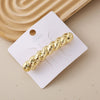 Wholesale Alloy Spring Clip Hairpin With Small Stars Pattern And Electroplating Process For Women