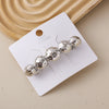 Wholesale Alloy Spring Clip Hairpin With Small Stars Pattern And Electroplating Process For Women