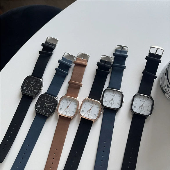 Wholesale Alloy Square Retro Watch With Roman Scale For Women Leisure Style