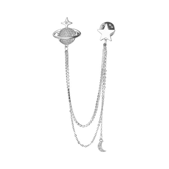 Wholesale Alloy Starshaped Electroplated Minimalist Women's Brooch Jewelry