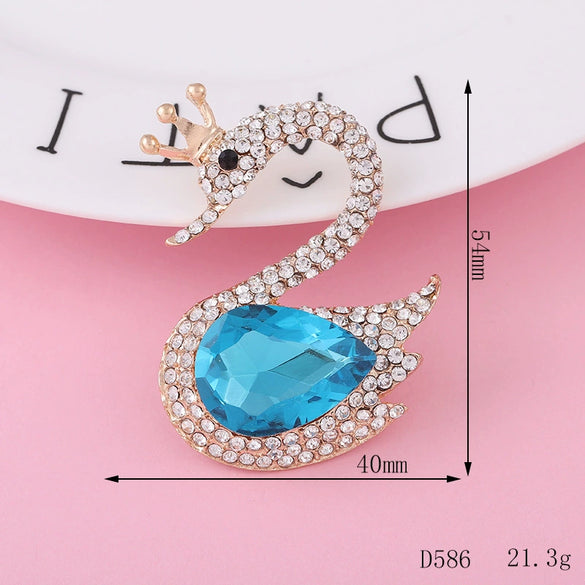 Wholesale Alloy Swan Rhinestone Mini Jewelry Phone Case Accessories With Electroplating And Return Pattern In Light Luxury Style