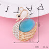 Wholesale Alloy Swan Rhinestone Mini Jewelry Phone Case Accessories With Electroplating And Return Pattern In Light Luxury Style