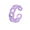 Wholesale Alloy Threaded Twist Ring Niche Style Geometric Pattern Electroplated