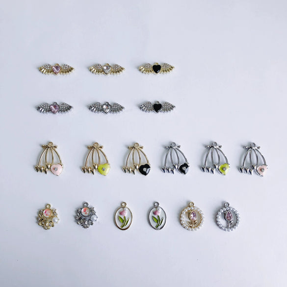 Wholesale Alloy Torus Tassel Pendant Jewelry Accessories With Electroplating Treatment