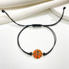 Wholesale Alloy Wax Line Bracelet Geometric Style Electroplated For Sports Fans Unisex