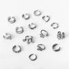 Wholesale Alloy Women's Earrings With Flower And Geometric Pattern Electroplated