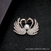 Wholesale Alloy Women's Flower Pattern Electroplated Brooch Jewelry Accessories