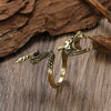 Wholesale Alloy Women's Geometric And Animal Zodiac Styling Ring With Electroplating Process