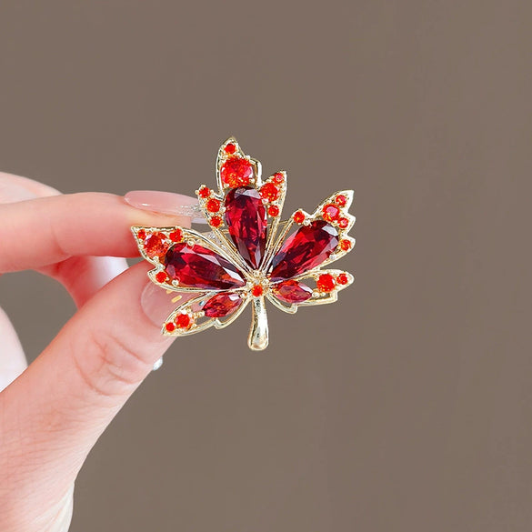 Wholesale Alloy Women's Natural Style Flower Pattern Electroplated Antiglare Brooch Collar Pin Coat Corsage Pin Accessories