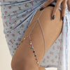 Wholesale Alloy Women's Simple Geometric Star Rhinestone Tassel Leg Ring Body Chain Thigh Chain