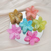 Wholesale Amber Frangipani Head Plate Clip Set Retro Style Injection Molding For Women
