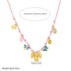 Wholesale Ancient Style Insect Bow Tie Stainless Steel Gold Electroplated Pendant Necklace For Women