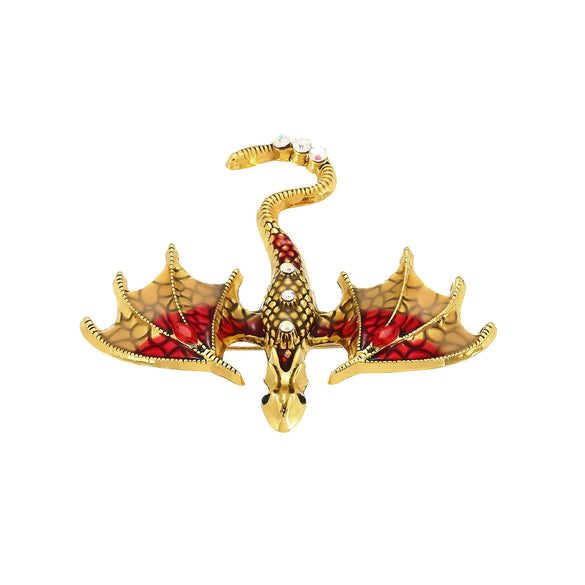Wholesale Animal Brooch Zinc Alloy Electroplated Retro Style