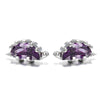Wholesale Animal Style Zircon Earrings For Women Environmental Protection Copper With 925 Silver Needle And Real Gold Plating