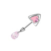 Wholesale Animal Zodiac Metal Electroplating Fashion Kitten Ear Titanium Steel Ear Nail Jewelry For Women