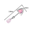 Wholesale Animal Zodiac Metal Electroplating Fashion Kitten Ear Titanium Steel Ear Nail Jewelry For Women