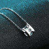 Wholesale Animal Zodiac Ox Head Pendant Necklace 925 Sterling Silver Pt950 Gold Plated For Women