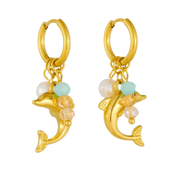 Wholesale Animal Zodiac Stainless Steel Accessories Pendant Earrings