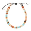 Wholesale Anklet Bohemian Handwoven Fabric Geometric Style Unisex