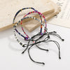 Wholesale Anklet Bohemian Handwoven Fabric Geometric Style Unisex