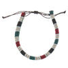 Wholesale Anklet Bohemian Handwoven Fabric Geometric Style Unisex