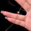 Wholesale Anklet Goldplated Artificial Gemstones Semiprecious Stones Fourleaf Clover Flowers Style